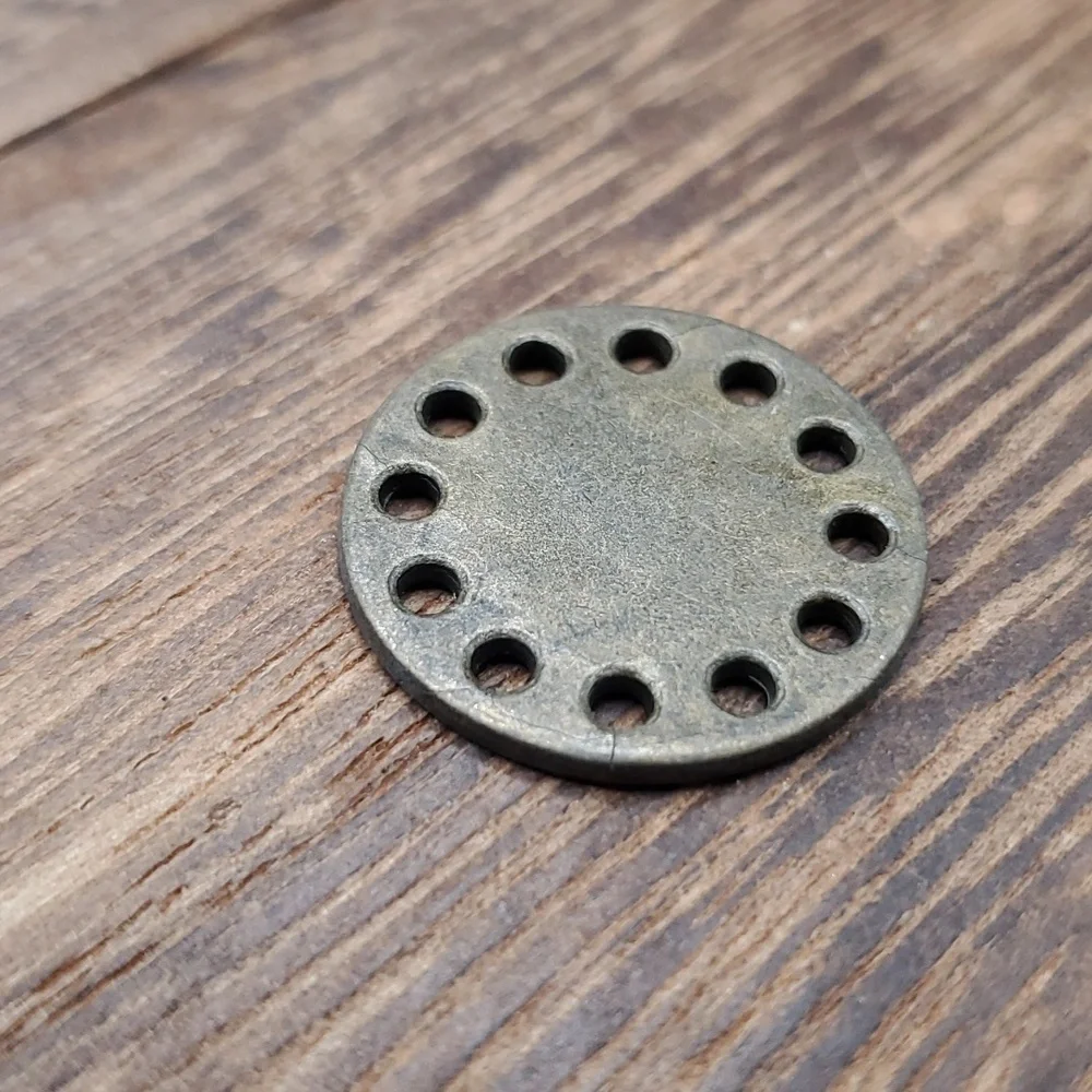 Bronze Aztec‎ wheel pendant